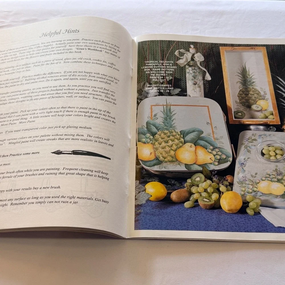 PS Publications‎ Gran's Presents Painting Instruction Book Ros Stallcup Floral